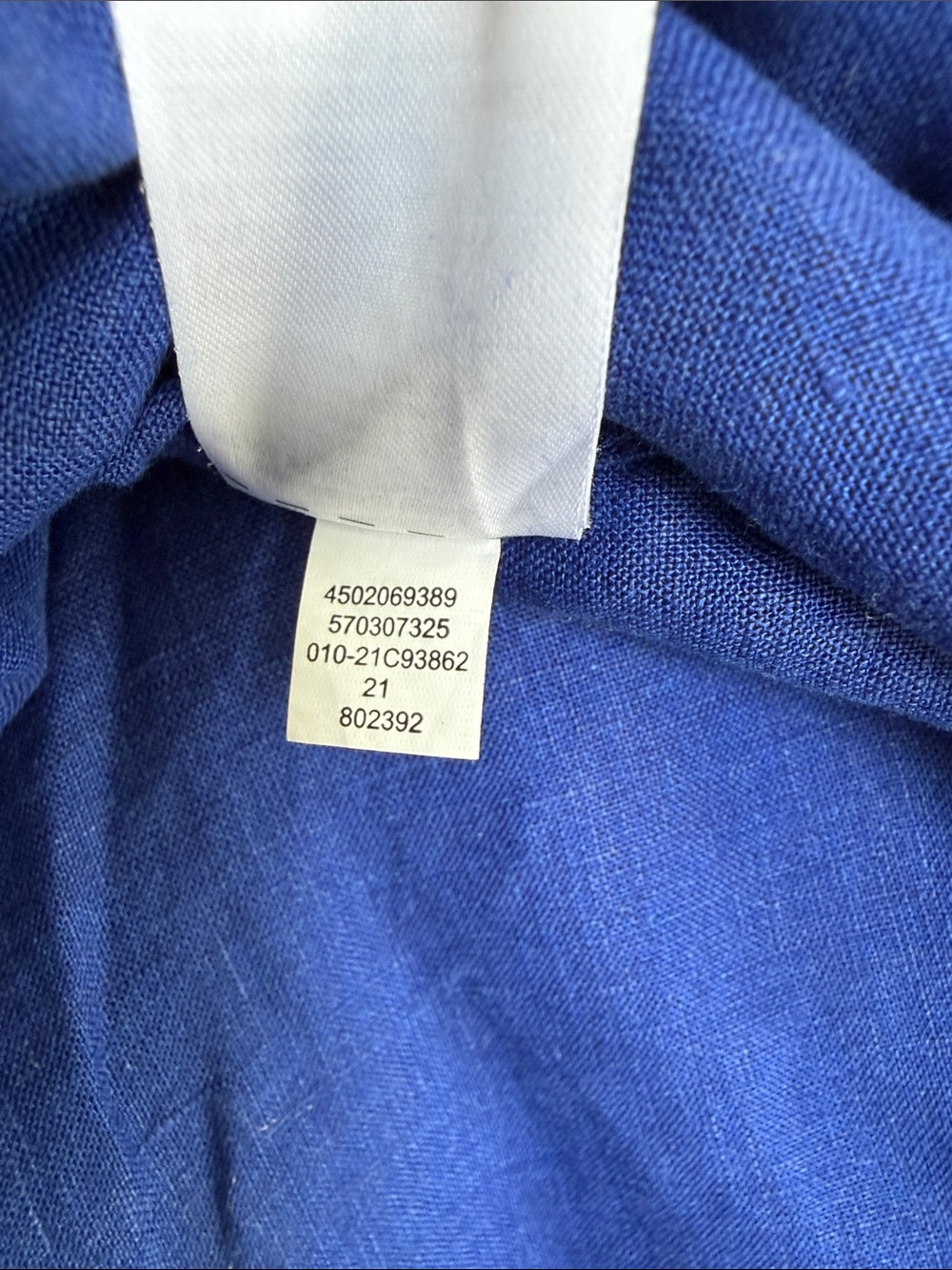 Chico's Sleeveless Button-Front Top in Royal Blue - Picture 8 of 8